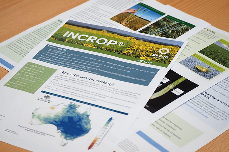 WP1010316 Agronomy - InCrop