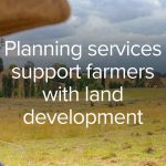 planning services support farmers with land development
