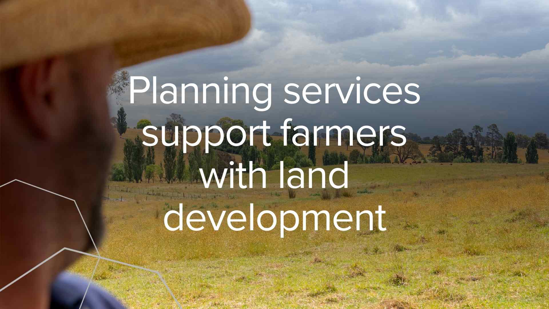 planning services support farmers with land development