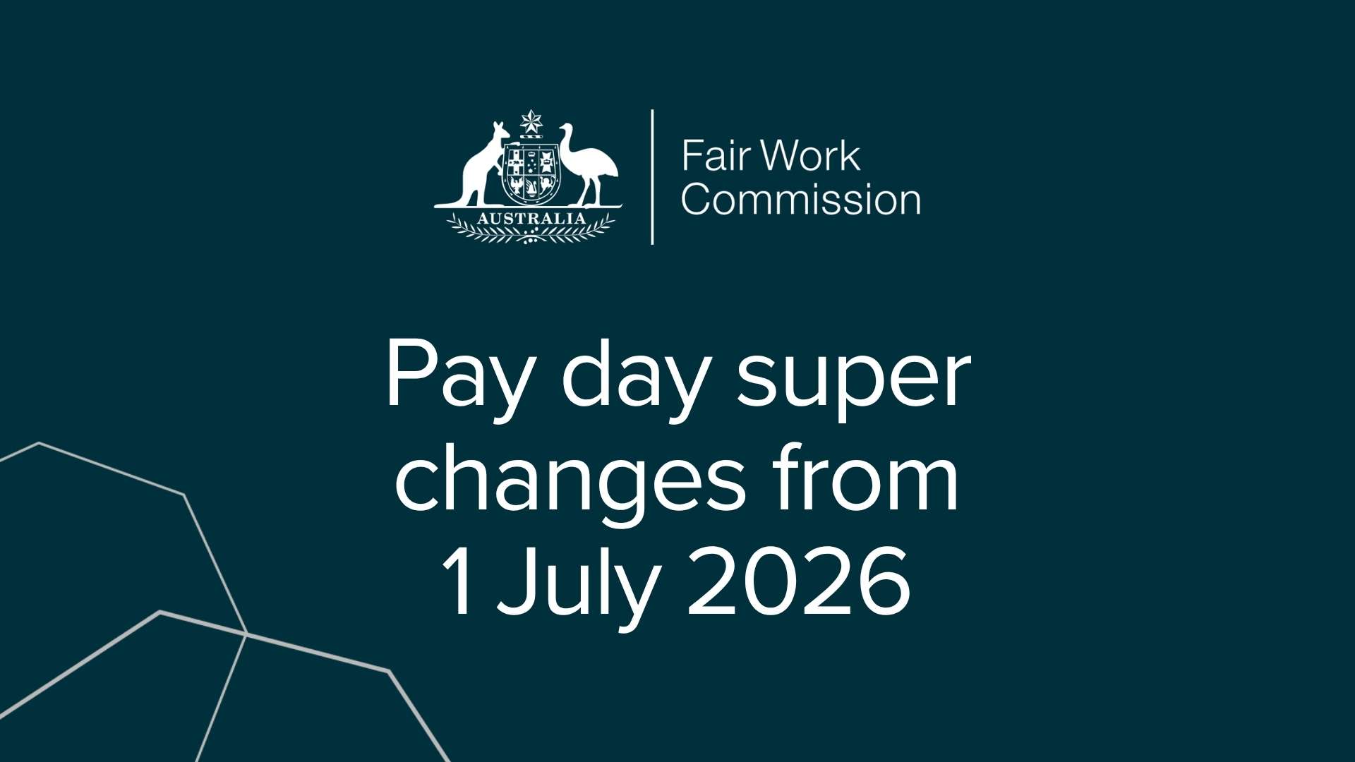 Changes to Super